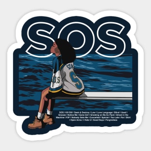 SOS Sticker